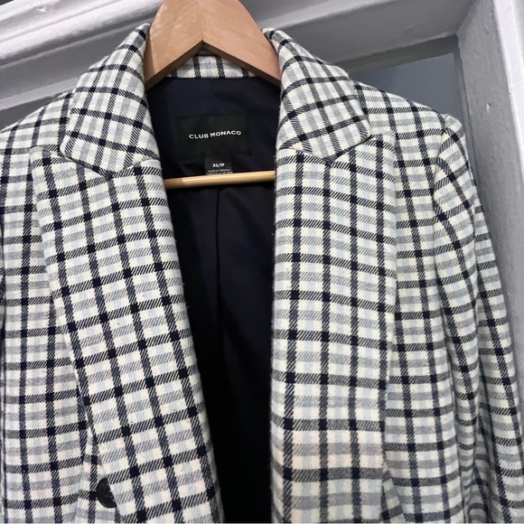 Club Monaco Check Coat - Picture 10 of 11